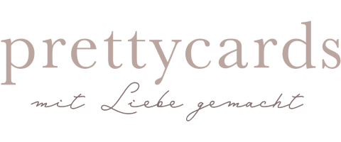 Logo prettycards, Einladung & Papeterie Augsburg