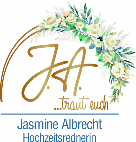 Hochzeitsrednerin Jasmine Albrecht, Trauredner Graben, Logo