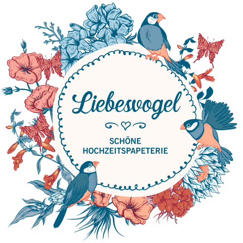 Liebesvogel | Lasercut-Hochzeitskarten & Pocketfolds, Hochzeitskarten Augsburg, Logo