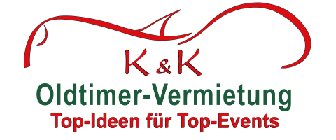 K & K Oldtimer-Vermietung | Hochzeitsauto | Oldtimerbus | T1 Bulli, Hochzeitsauto · Kutsche Augsburg, Logo