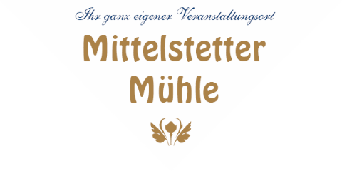 Mittelstetter Mühle, Hochzeitslocation Schwabmünchen, Logo